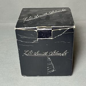 Vintage L.E. Smith Glass Company Box-Only-Covered Rooster